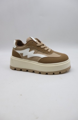 Buty sportowe damskie na płaskim (36-41) 25802 KHAKI