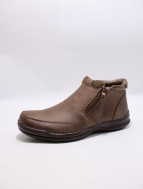 Botki męskie ocieplane (40-46) 1361-2 BROWN