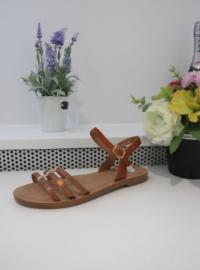 Sandały damskie na płaskim (36-41) 11-45 CAMEL