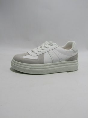 Buty sportowe damskie na płaskim (36-41) WL-011 WHITE