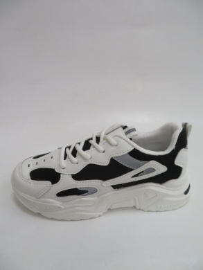 Sneakersy damskie niskie (36-41) 627 WHITE/BLACK