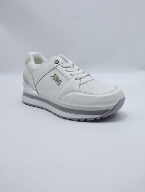 Buty sportowe damskie na płaskim (36-41) 1618 WHITE