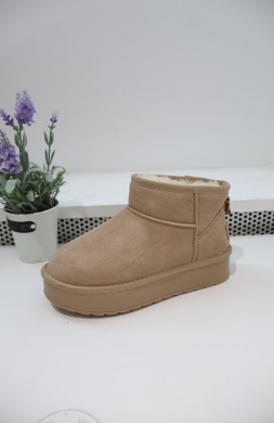 Emu damskie (36-41) NN604 KHAKI-SKORA