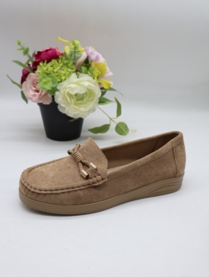 Mokasyny damskie na płaskim (36-41) 8212 KHAKI