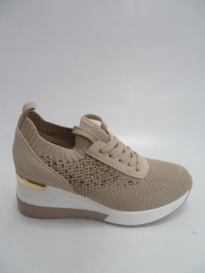 Buty sportowe damskie na koturnie (36-41) HQ258 KHAKI