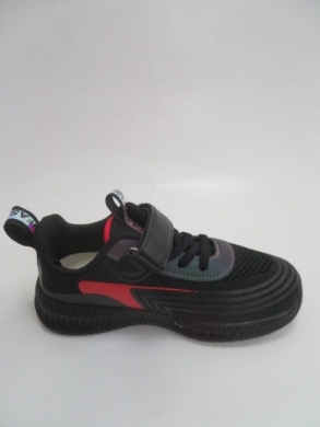 Buty sportowe dziewczęce (32-37) L36 BLACK/RED
