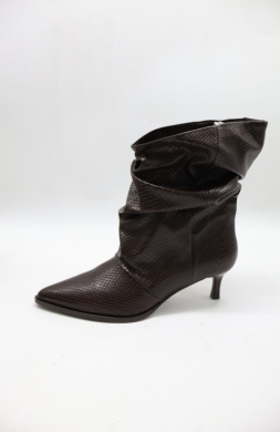 Botki damskie na szpilce (36-41) 037B COFFE