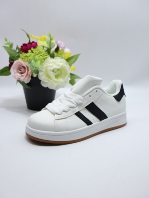 Buty sportowe damskie na płaskim (36-41) A-123 WHITE