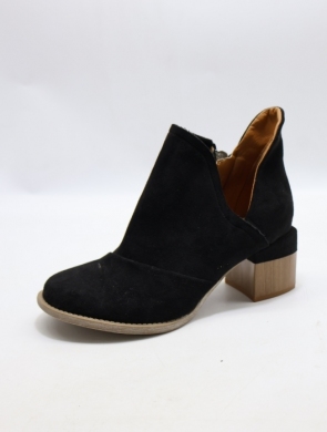 Botki damskie na obcasie (36-41) A6100 BLACK
