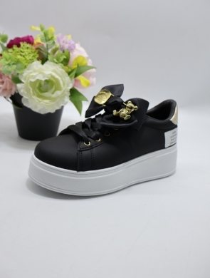 Buty sportowe damskie na płaskim (36-41) 6118 BLACK