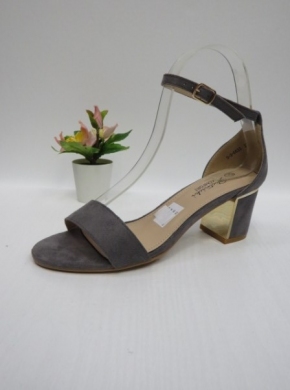 Sandały damskie na obcasie (36-40) 0633 GREY