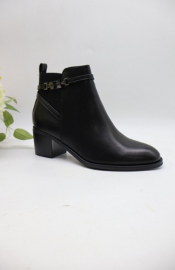 Botki damskie na obcasie (36-41) 593 BLACK