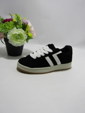 Buty sportowe damskie na płaskim (36-41) BM-1101 BLACK