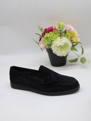 Mokasyny damskie na płaskim (36-41) QQ-279 BLACK