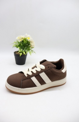Buty sportowe damskie na płaskim (36-41) BAK-03 BROWN