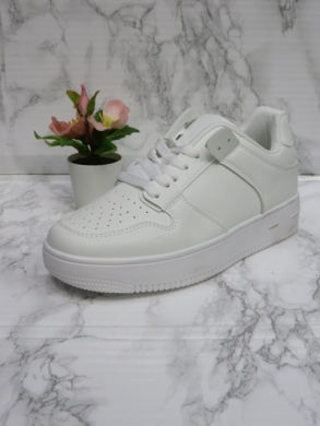 Buty sportowe damskie na płaskim (36-41) NEY-14 ALLWHITE