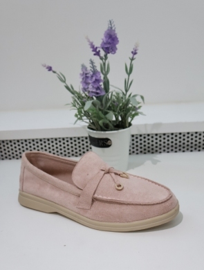 Mokasyny damskie na płaskim (36-41) G490 PINK