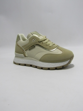 Buty sportowe damskie na płaskim (36-41) BO-155 BEIGE