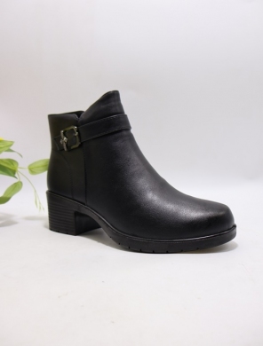 Botki damskie ocieplane na obcasie (36-42) 7114-1