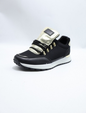 Buty sportowe damskie na płaskim (36-41) J-119 BLACK