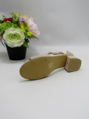 Sandały damskie na obcasie (36-41) TY2427 BEIGE/MIC