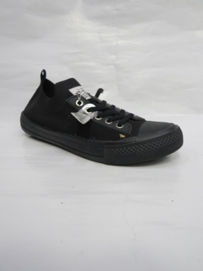 Trampki damskie na płaskim (36-41) 11016-21 ALLBLACK