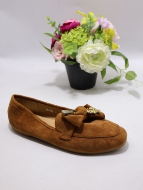 Mokasyny damskie na płaskim (36-41) H8-586 CAMEL