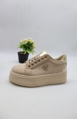 Buty sportowe damskie na płaskim (36-41) V555 BEIGE