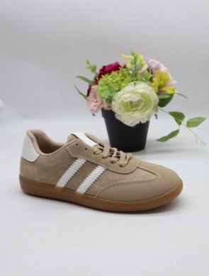 Buty sportowe damskie na płaskim (36-41) A-108 KHAKI