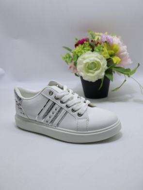 Buty sportowe damskie na płaskim (36-41) PC175 SILVER