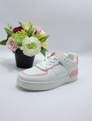 Buty sportowe damskie na płaskim (36-41) D188 WH/CORAL