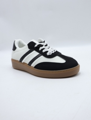 Buty sportowe damskie na płaskim (36-41) K1753 BLACK