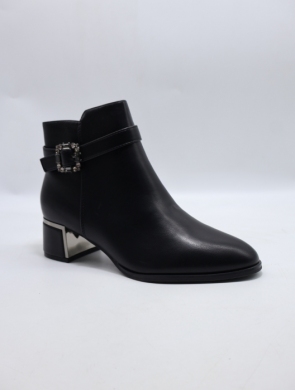 Botki damskie ocieplane na obcasie (36-41) K6502-1