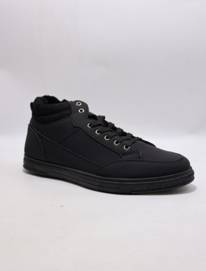 Botki męskie ocieplane (40-45) XYY24226 BLACK