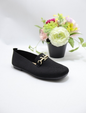 Mokasyny damskie na płaskim (36-41) 2891 BLACK