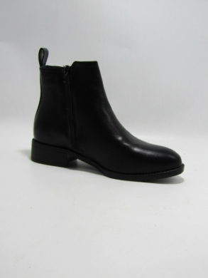 Botki damskie ocieplane na płaskim (36-41) Z622-5 BLACK