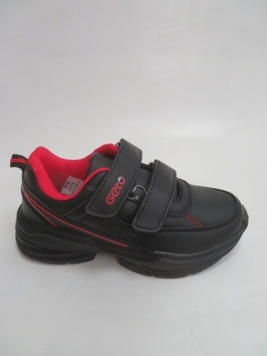 Buty sportowe chłopięce (31-36) F820 BLACK/RED