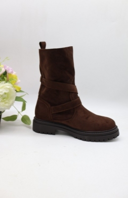 Botki damskie ocieplane na obcasie (36-41) 23038-99