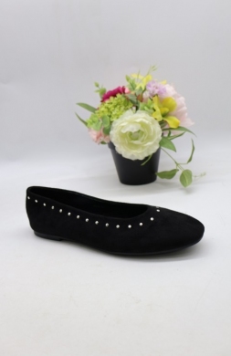 Baleriny damskie (36-41) 4549 BLACK