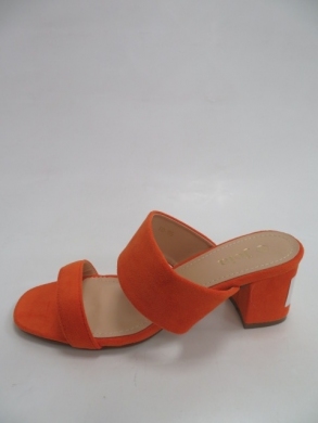 Klapki damskie na obcasie (36-41) 195 ORANGE