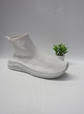 Buty sportowe damskie na płaskim (36-41) YL028-2 WHITE
