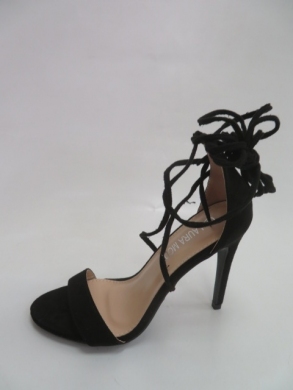 Sandały damskie na szpilce (36-41) QL-150 BLACK