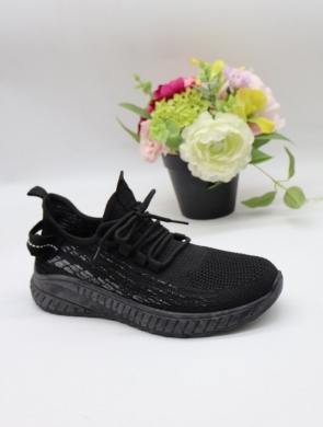 Buty sportowe damskie na płaskim (36-41) J-16 BLACK