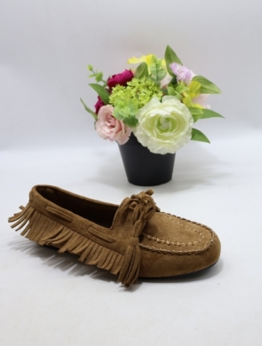 Mokasyny damskie na płaskim (36-41) H8-981 CAMEL
