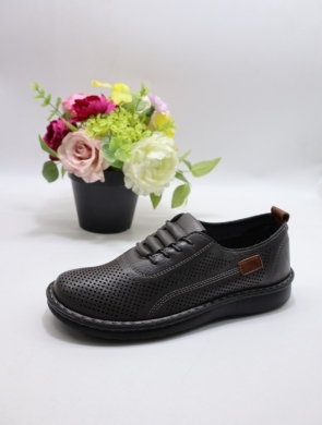 Półbuty damskie na płaskim (36-42) 25152-22 GREY