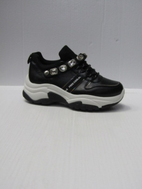Buty sportowe damskie na płaskim (36-41) KS-1258 BLACK