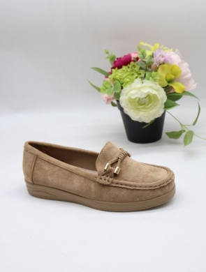 Mokasyny damskie na płaskim (36-41) 8212 KHAKI