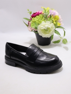 Mokasyny damskie na płaskim (36-41) CHC337 BLACK