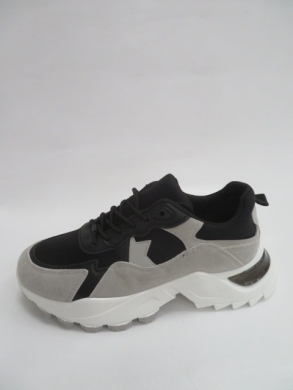 Sneakersy damskie niskie (36-41) XLL-4026 BLACK