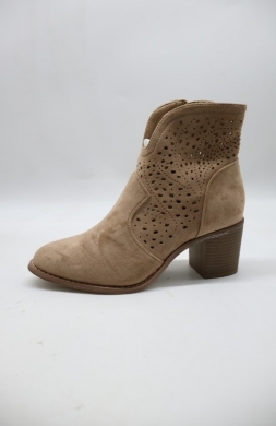 Botki damskie na obcasie (36-41) H250-2 KHAKI